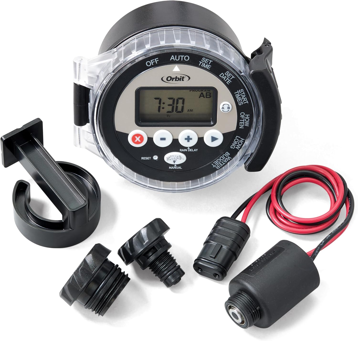Power Zone Outdoor Timer - Battery Powered Water Sprinkler Controller for