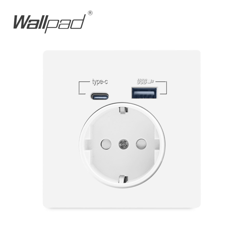 Outdoor Usb Power Outlet - EU Power Socket With Usb Charging