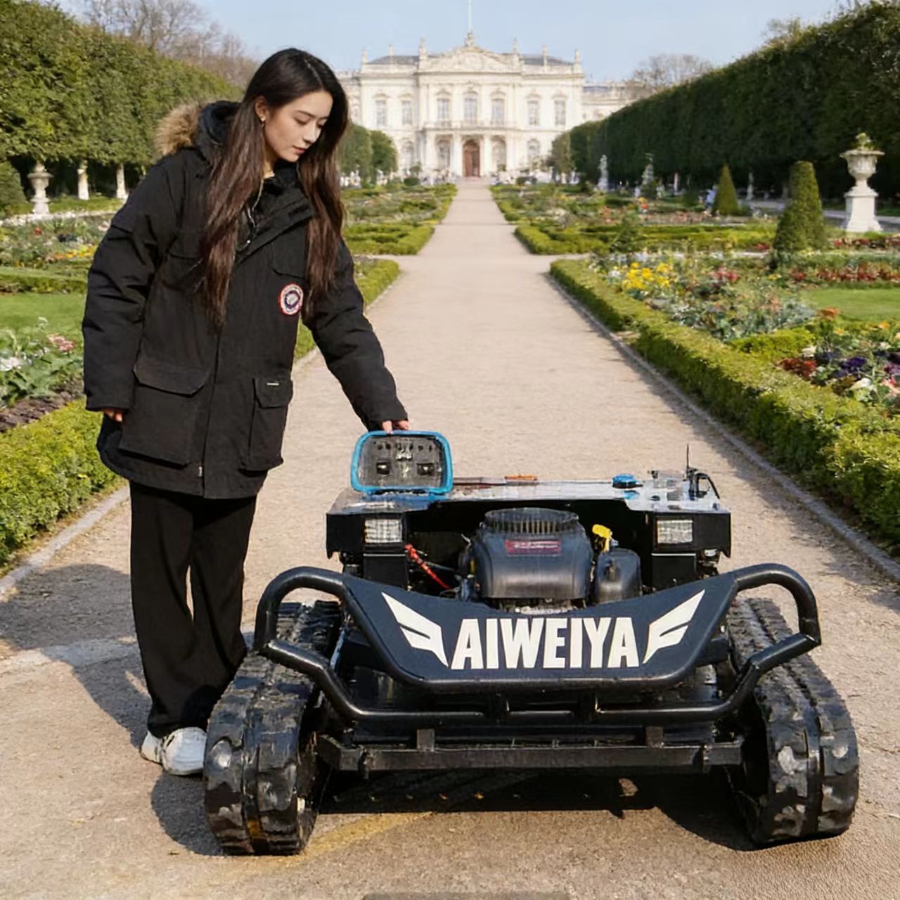 Hedge Trimmer Cordless - Customized Self-propelled garden mower diesel lawn