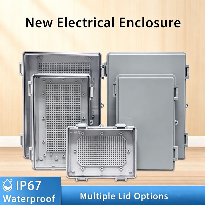 Outdoor Power Junction Box - IP66 Outdoor Electrical Enclosure ABS Waterproof