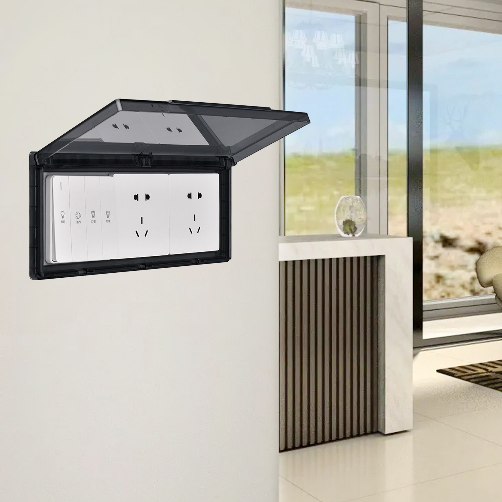3 Gang Waterproof Outlet Cover - Outdoor Power Socket review and price