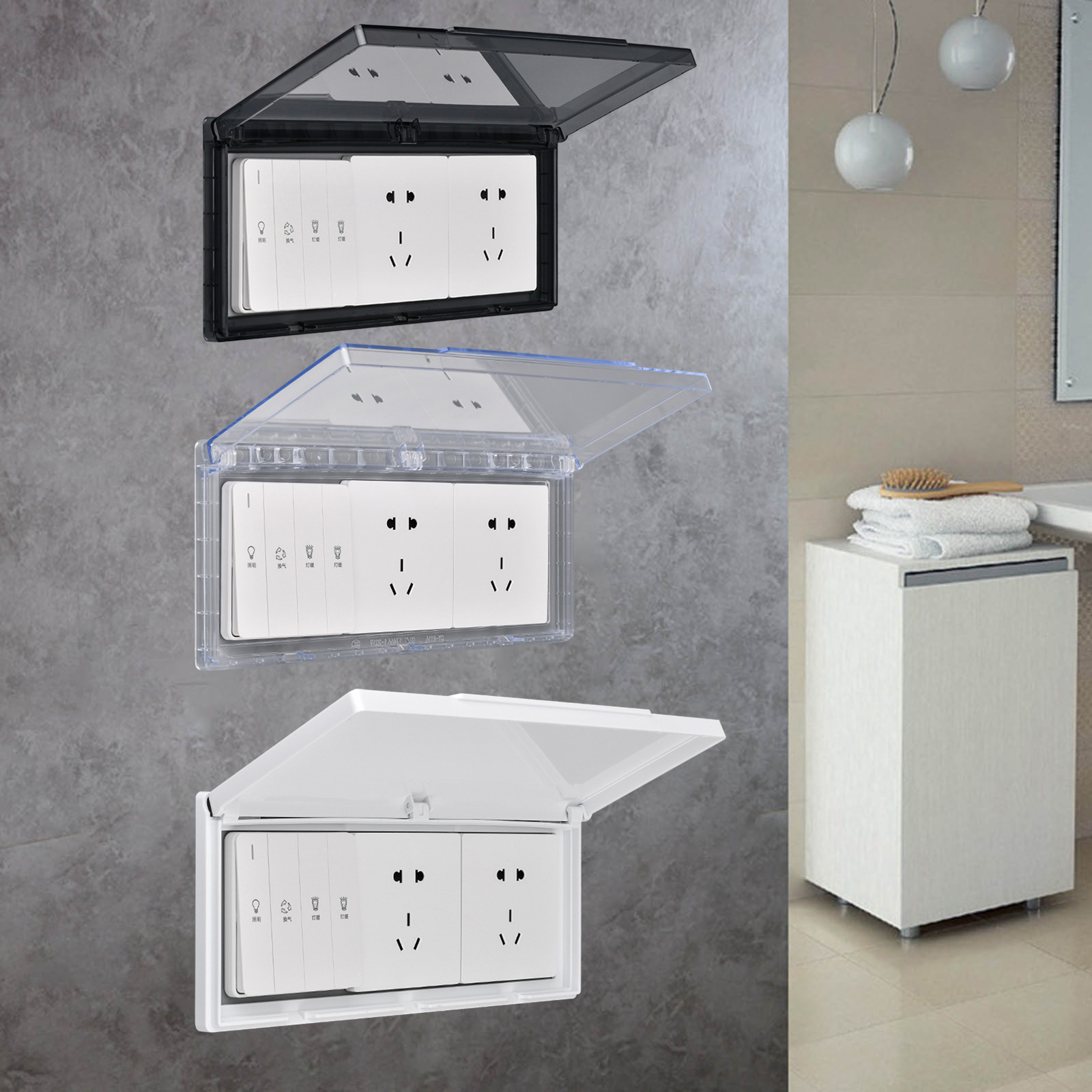 3 Gang Waterproof Outlet Cover - Outdoor Power Socket review and price