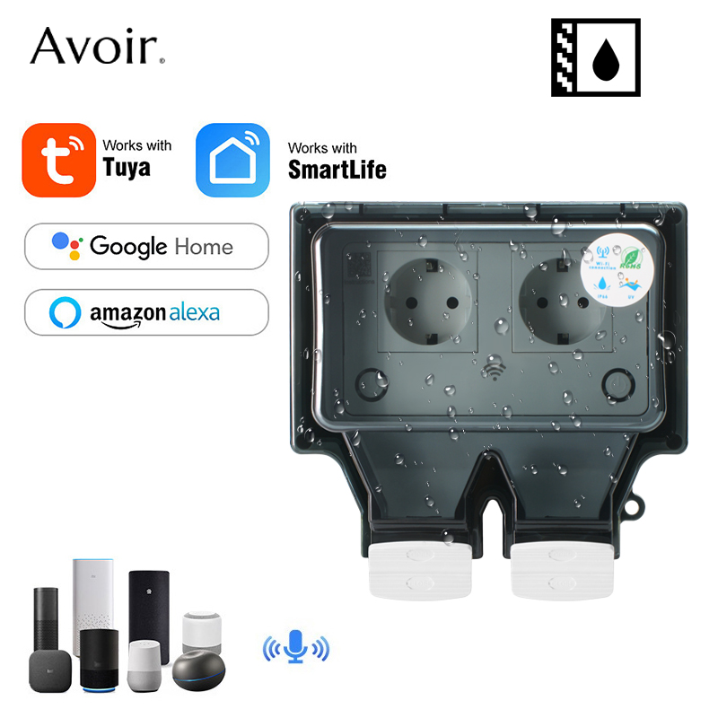 Avoir Tuya Wall Electrical Soc - Outdoor Usb Power Outlet review and price