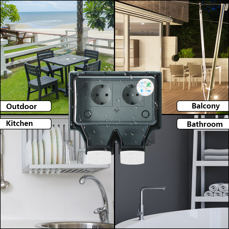 Avoir Tuya Wall Electrical Soc - Outdoor Usb Power Outlet review and price