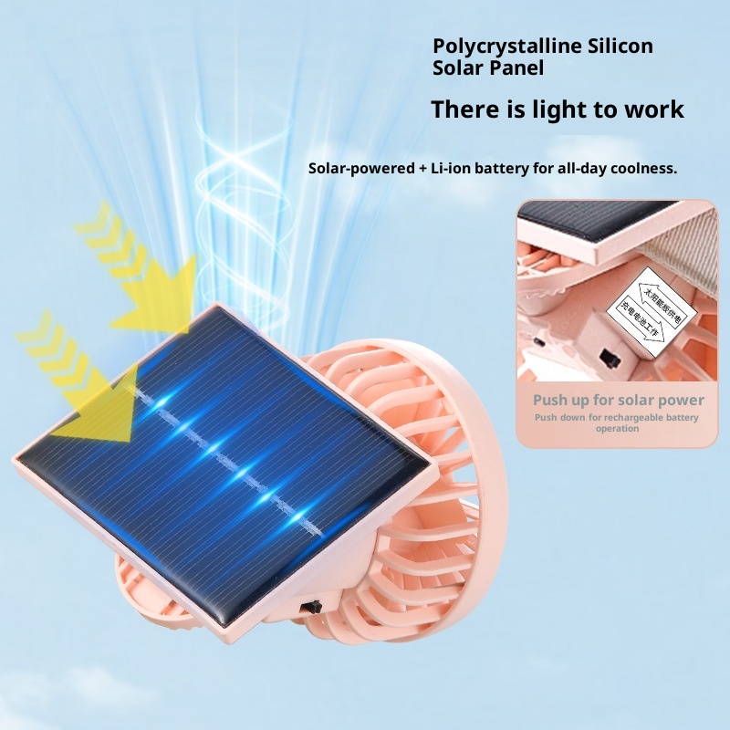 Portable Mini Clip Fan Dual Po - Outdoor Power Fan review and price