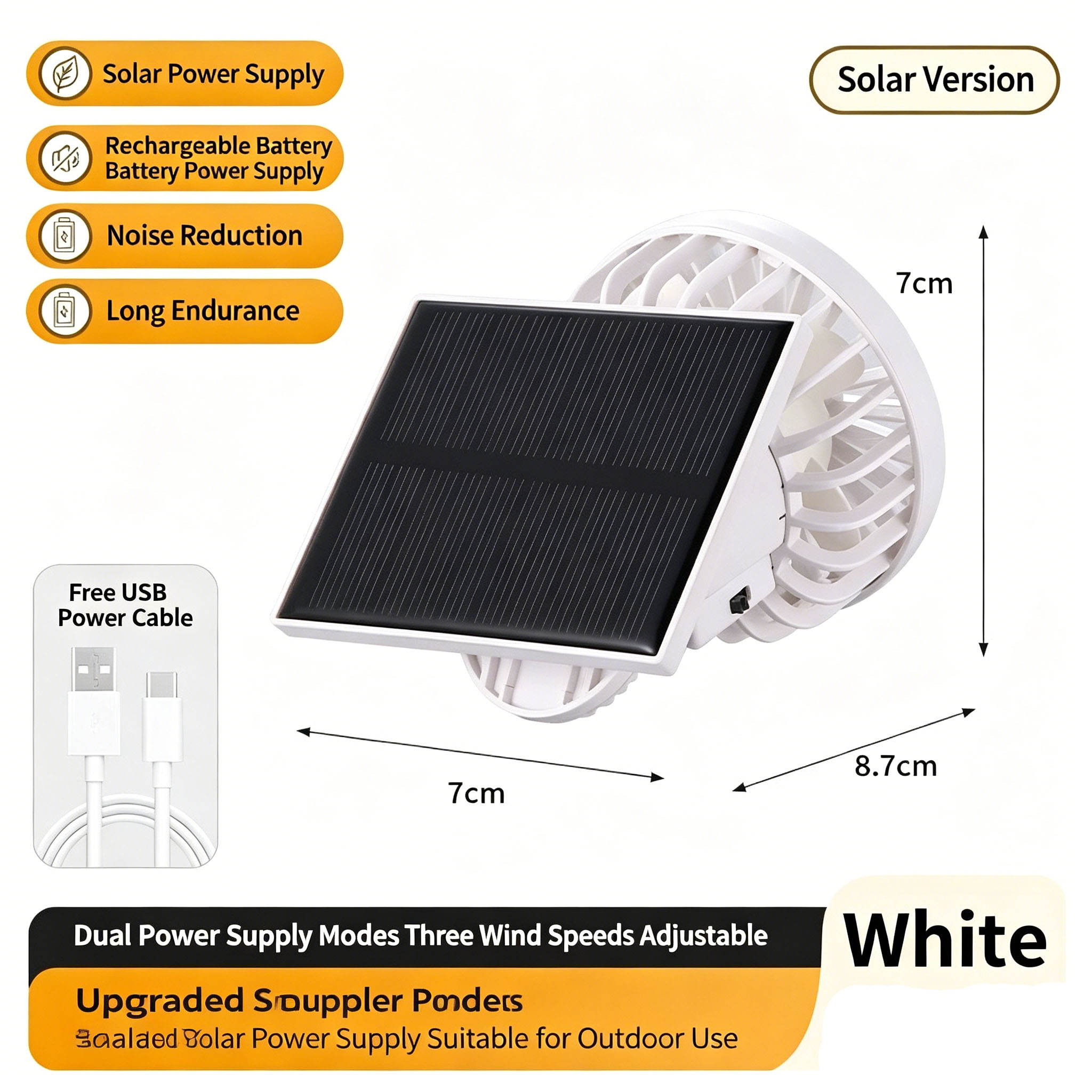 Portable Mini Clip Fan Dual Po - Outdoor Power Fan review and price