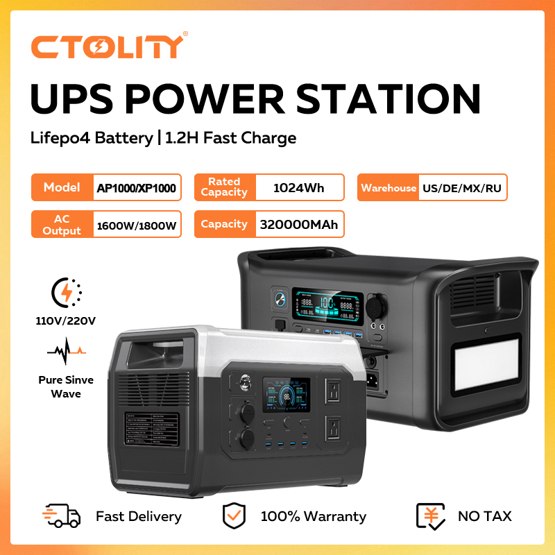 CTOLITY 1800W Portable Power S - Outdoor Power Generator review and price