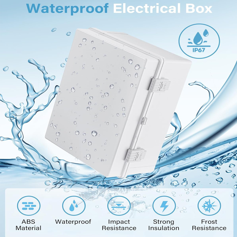 IP66 Waterproof ABS Plastic En - Outdoor Power Junction Box review and price