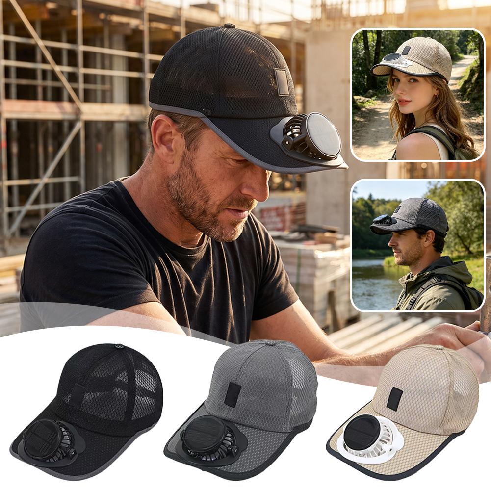 Unisex Solar Powered Fan Hat U - Outdoor Power Block review and price