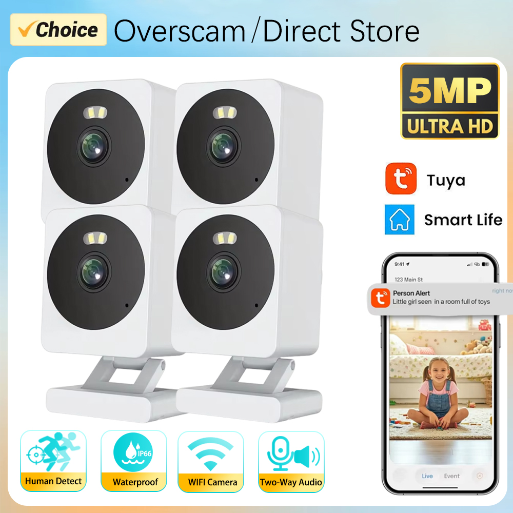 Tuya 5MP SmartLife Home Baby M - Outdoor Power Block review and price