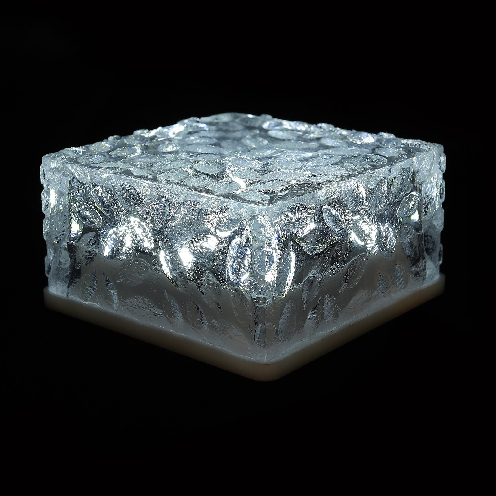 1Pcs Solar Powered LED Ground  - Outdoor Power Block review and price
