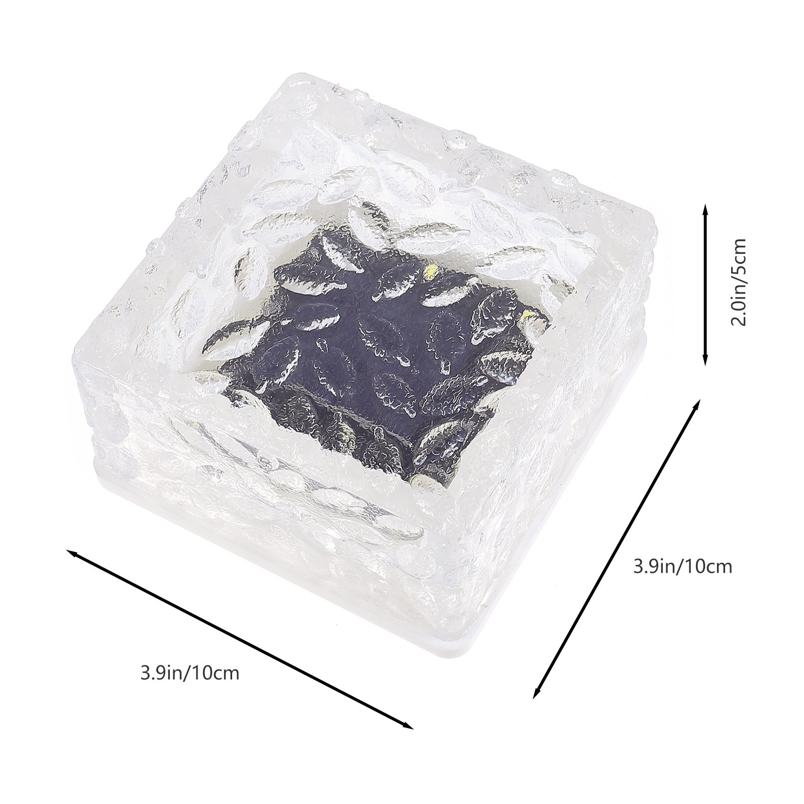 1Pcs Solar Powered LED Ground  - Outdoor Power Block review and price