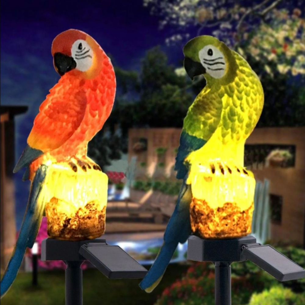 Solar Resin Parrot Decorative  - Outdoor Power Outlet Solar review and price
