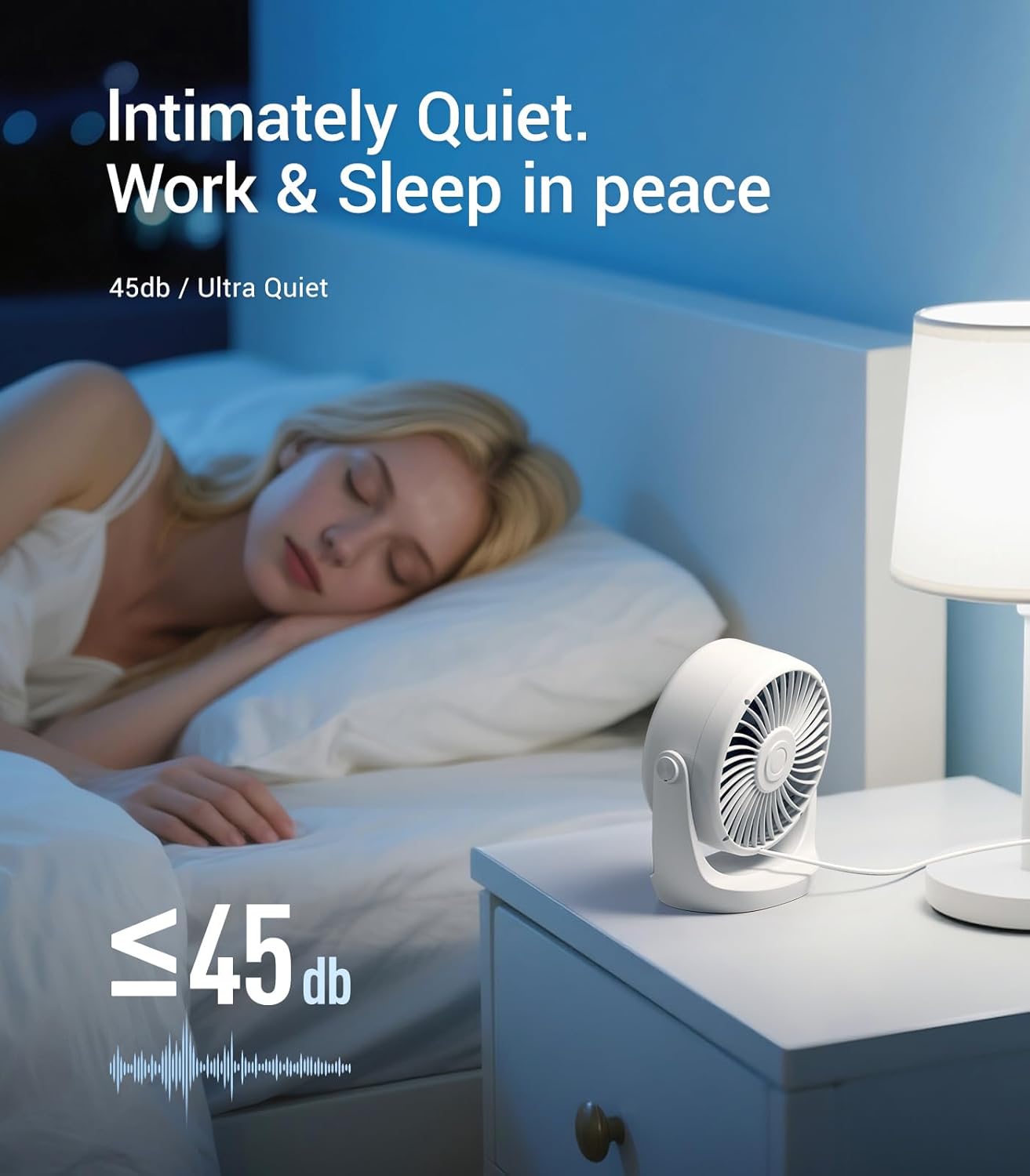 USB Desk Turbo Fan, Ultra-Quie - Outdoor Power Fan review and price