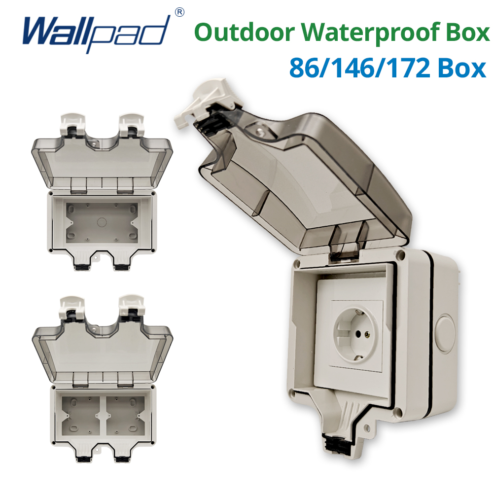 Wallpad IP66 Dustproof Waterpr - Outdoor Power Socket review and price
