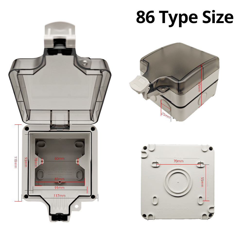 Wallpad IP66 Dustproof Waterpr - Outdoor Power Socket review and price
