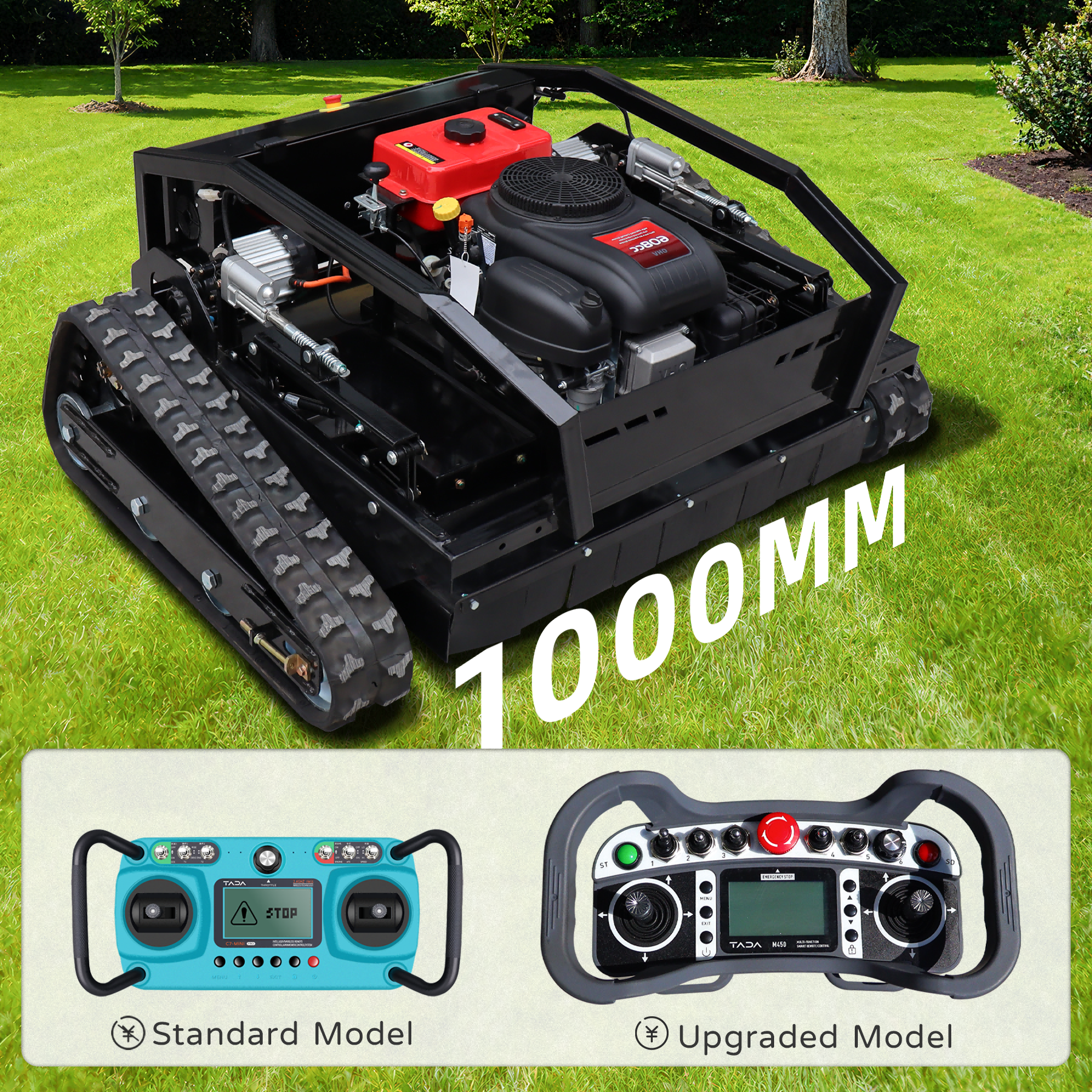 1000mm Remote Control Lawnmowe - Hedge Trimmer Cordless review and price
