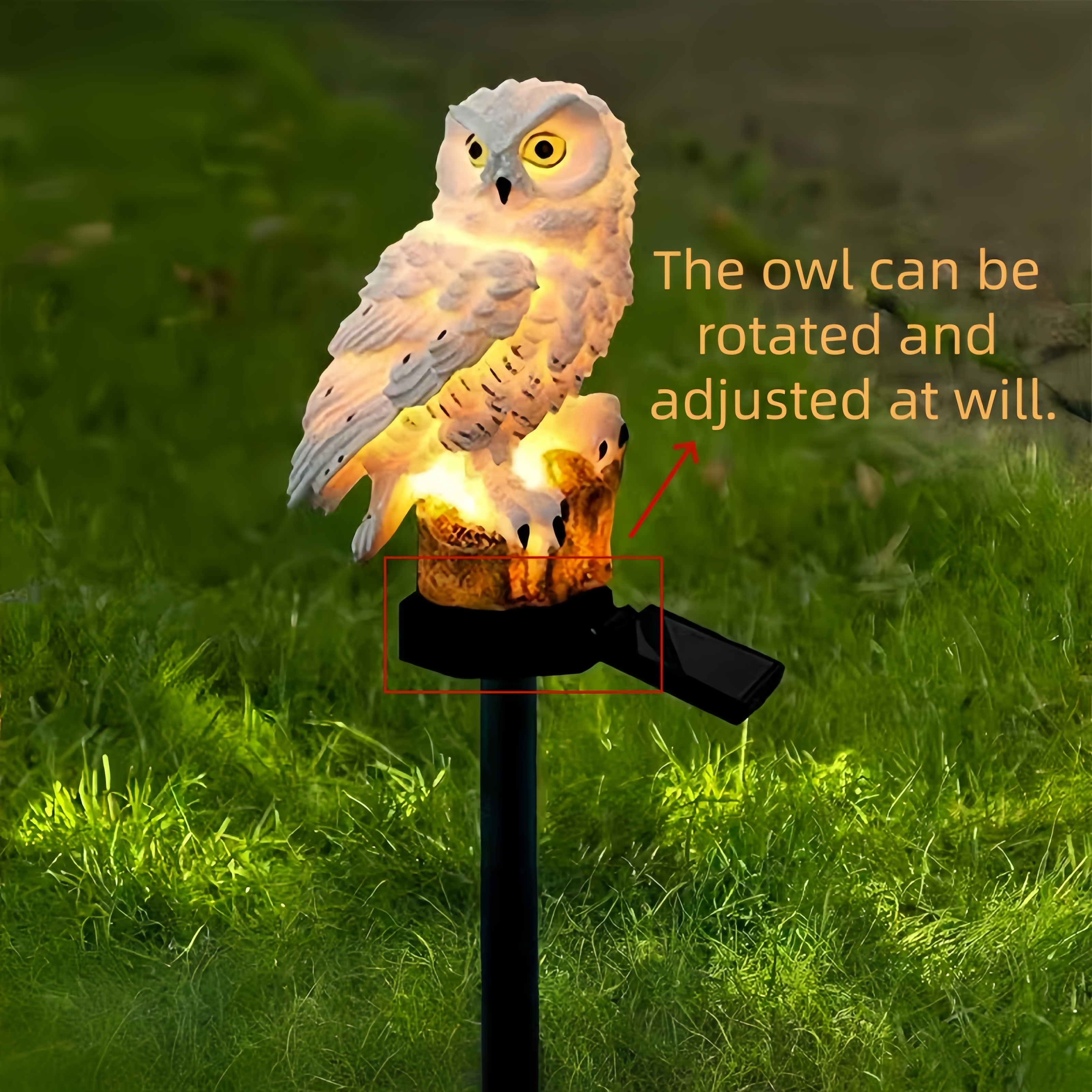 Solar Owl Garden Stake Light O - Outdoor Power Outlet Solar review and price
