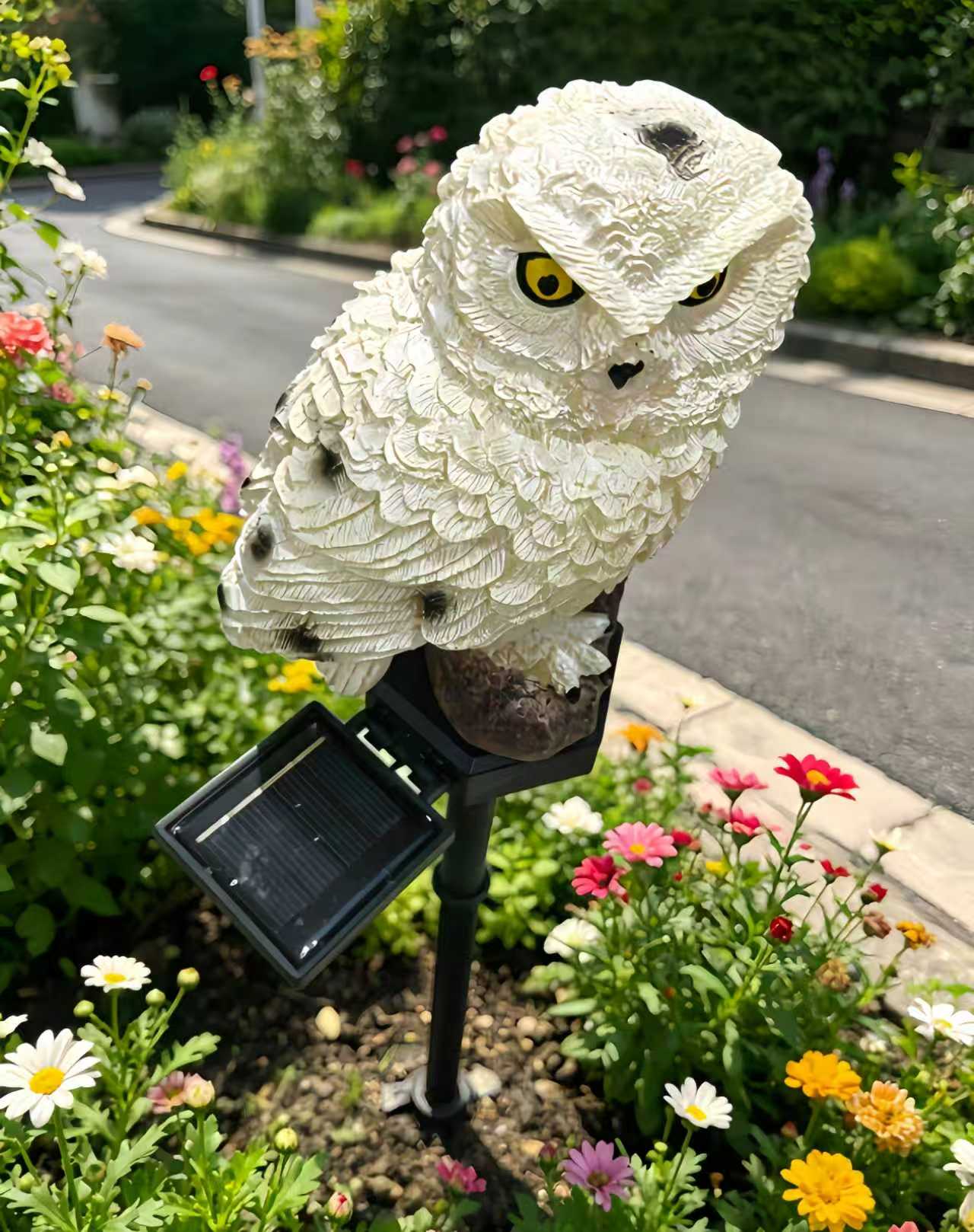 Solar Owl Garden Stake Light O - Outdoor Power Outlet Solar review and price