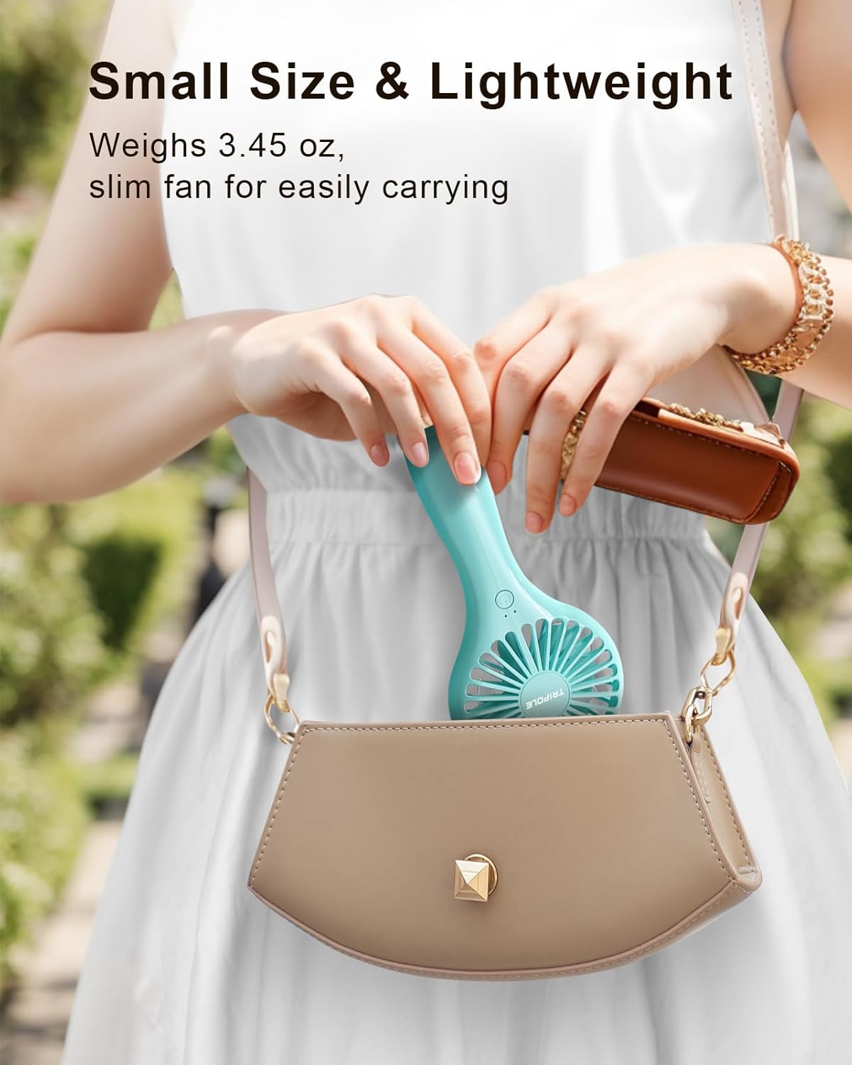 Mini Handheld Fan with Powerfu - Outdoor Power Fan review and price