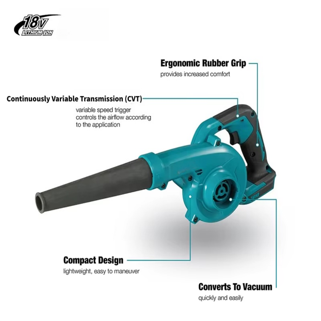 For Makita 18V Li-Ion Battery  - Leaf Blower Cordless review and price