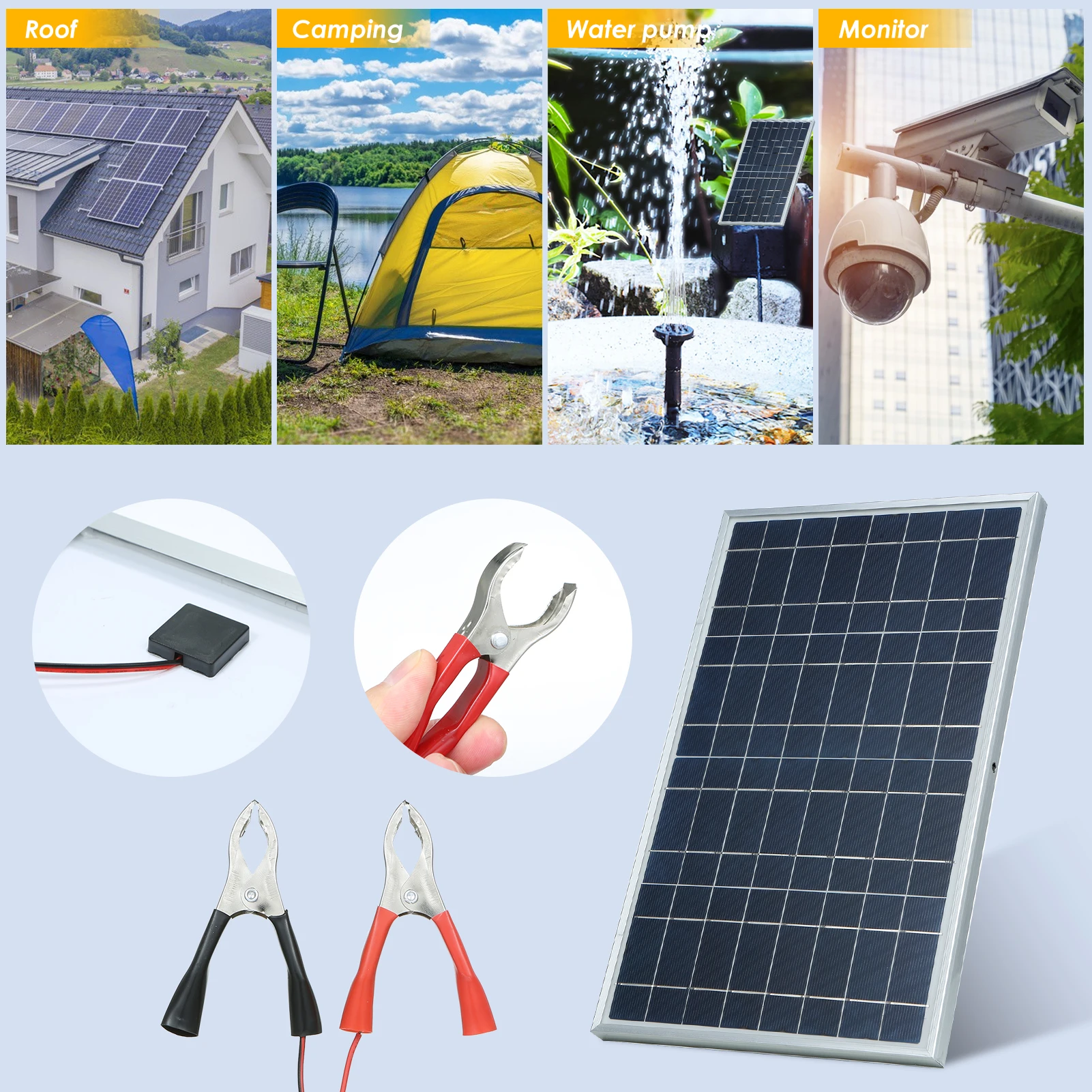 600W 12V Complete Solar Panel  - Outdoor Power Supply 12V review and price
