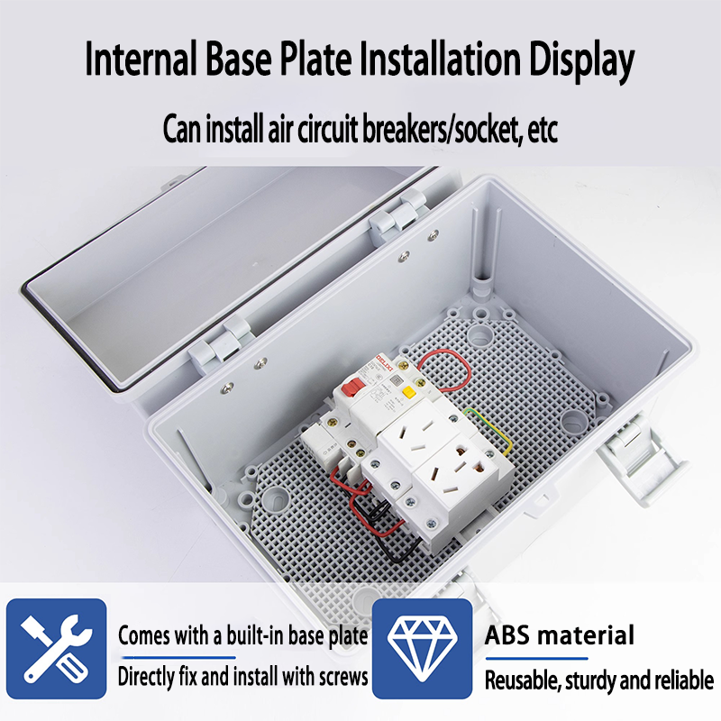 IP66 Waterproof Transparent AB - Outdoor Power Junction Box review and price