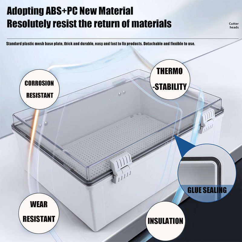 IP66 Waterproof Transparent AB - Outdoor Power Junction Box review and price