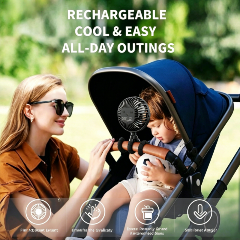 360° Rotatable Flexible Clip O - Outdoor Power Fan review and price