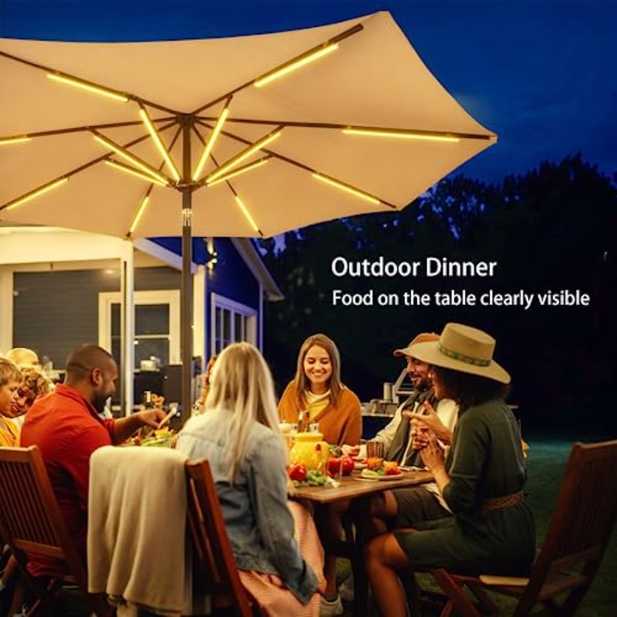 Outdoor Patio Umbrella Lights, - Outdoor Power Outlet Solar review and price