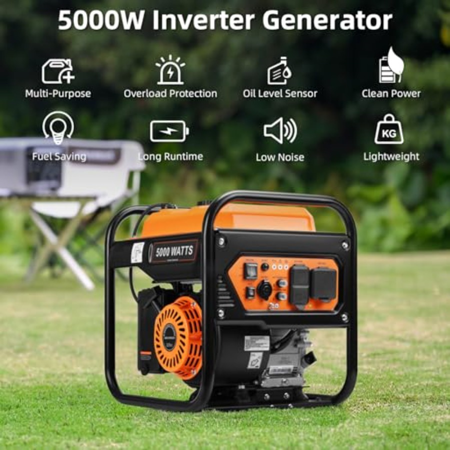5000W Inverter Generator Gas P - Outdoor Power And Equipment review and price