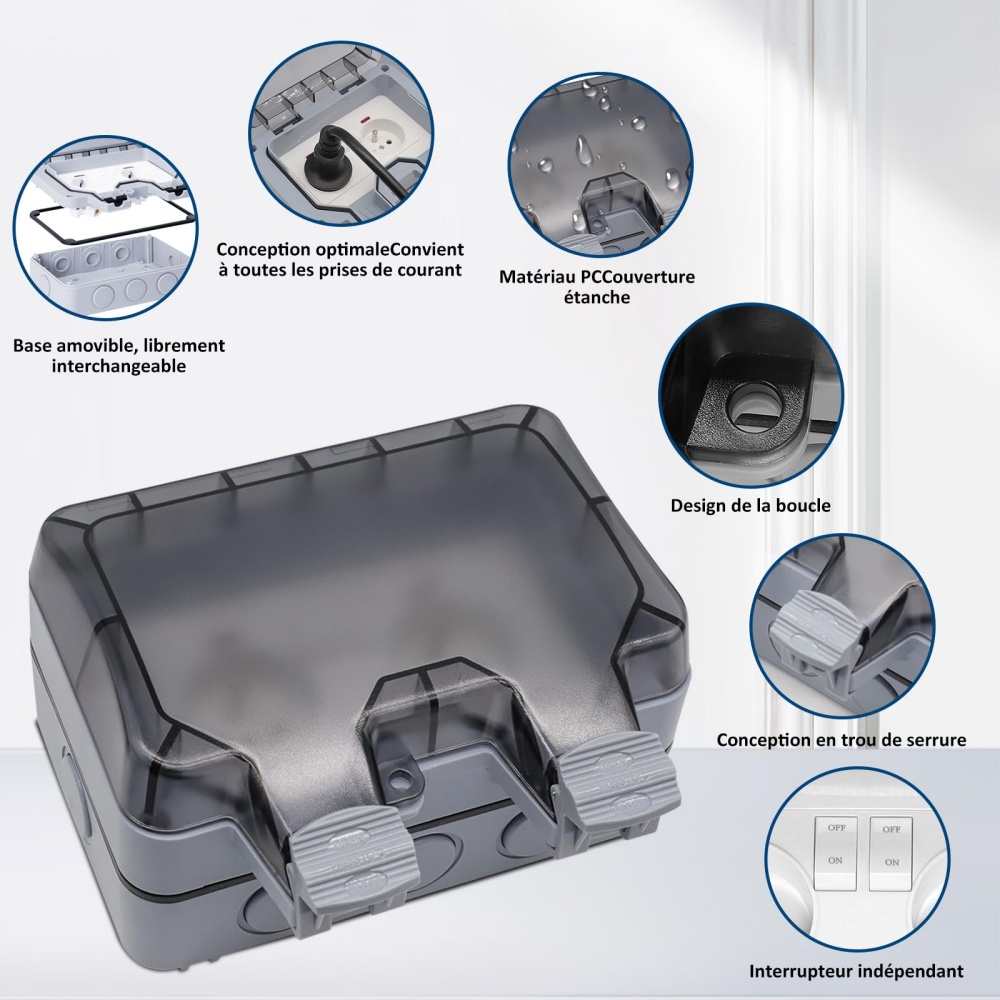 EIOMR France IP66 Weatherproof - Outdoor Usb Power Outlet review and price