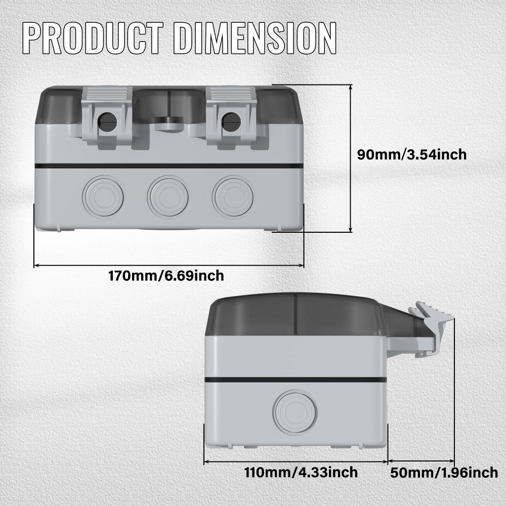EIOMR France IP66 Weatherproof - Outdoor Usb Power Outlet review and price
