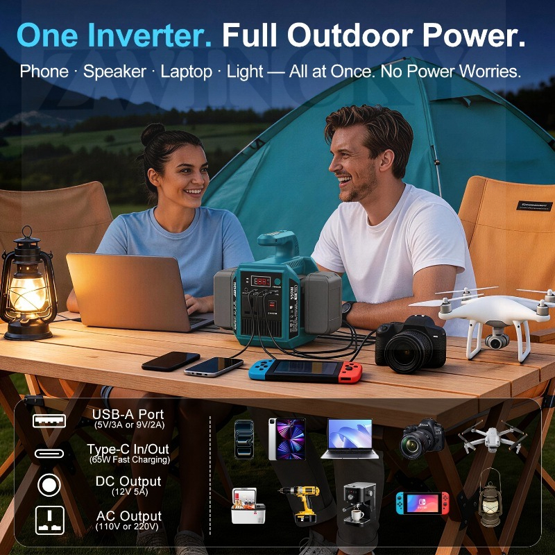 550w Portable Power SUPPLY INV - Outdoor Usb Power Outlet review and price