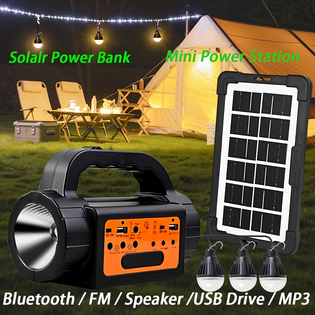 Solar Rechargeable Camping Lig - Outdoor Power Generator review and price