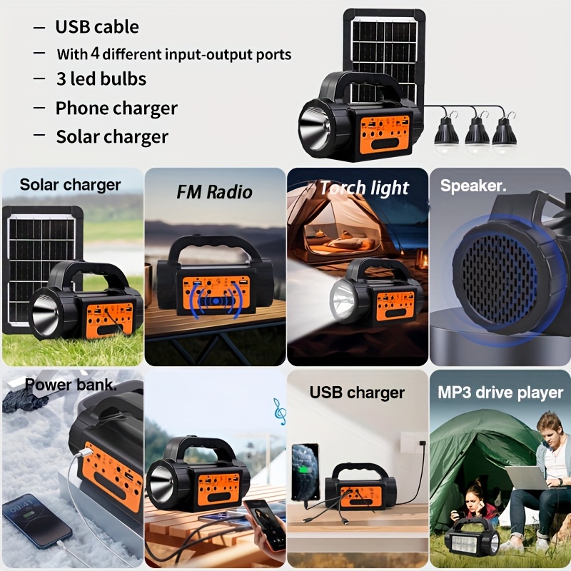Solar Rechargeable Camping Lig - Outdoor Power Generator review and price