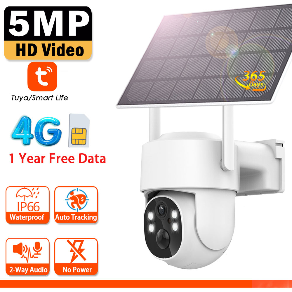 Tuya 4G 5MP Solar Surveillance - Outdoor Power Unlimited review and price