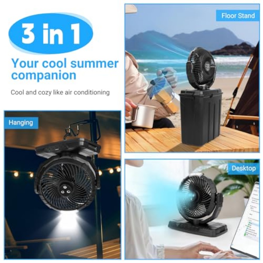 Outdoor Portable Misting Fan w - Outdoor Power Fan review and price