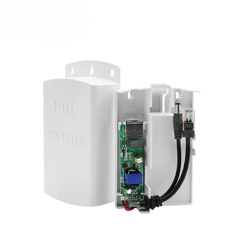 1PCS  POE Splitter 48V to 12V  - Outdoor Power Supply 12V review and price