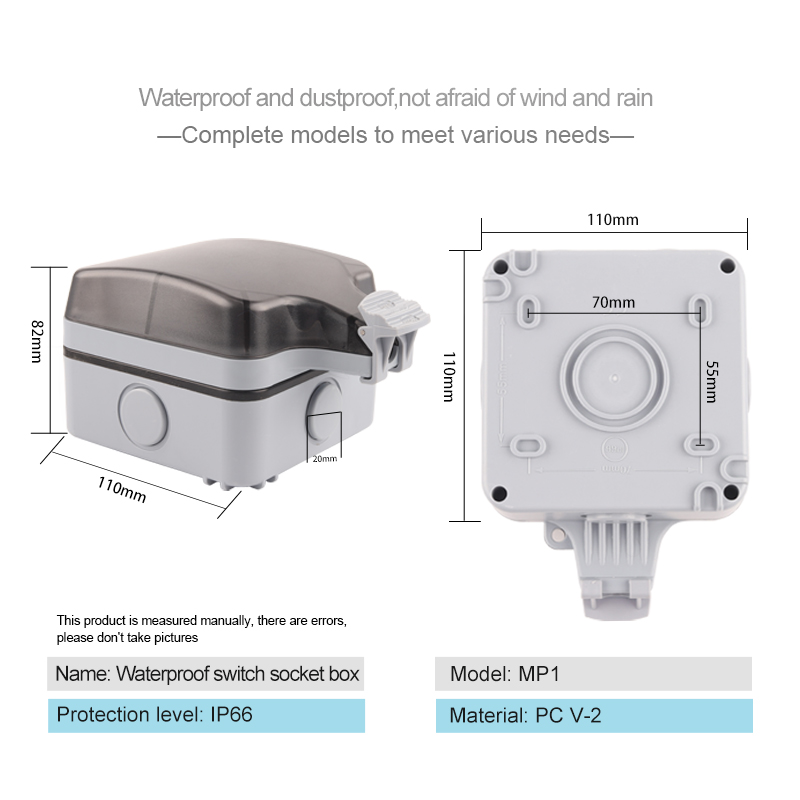IP66 Outdoor Weatherproof 16A  - Outdoor Usb Power Outlet review and price