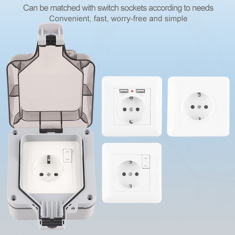 IP66 Outdoor Weatherproof 16A  - Outdoor Usb Power Outlet review and price