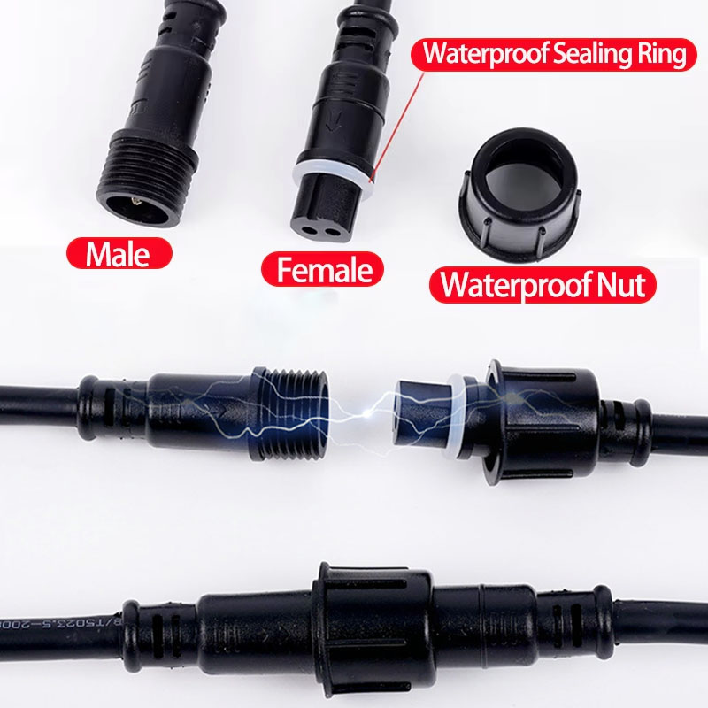 Waterproof Wire Connector Set  - Outdoor Power Socket review and price