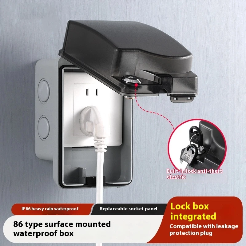 Outdoor Waterproof Socket Open - Outdoor Power Socket review and price