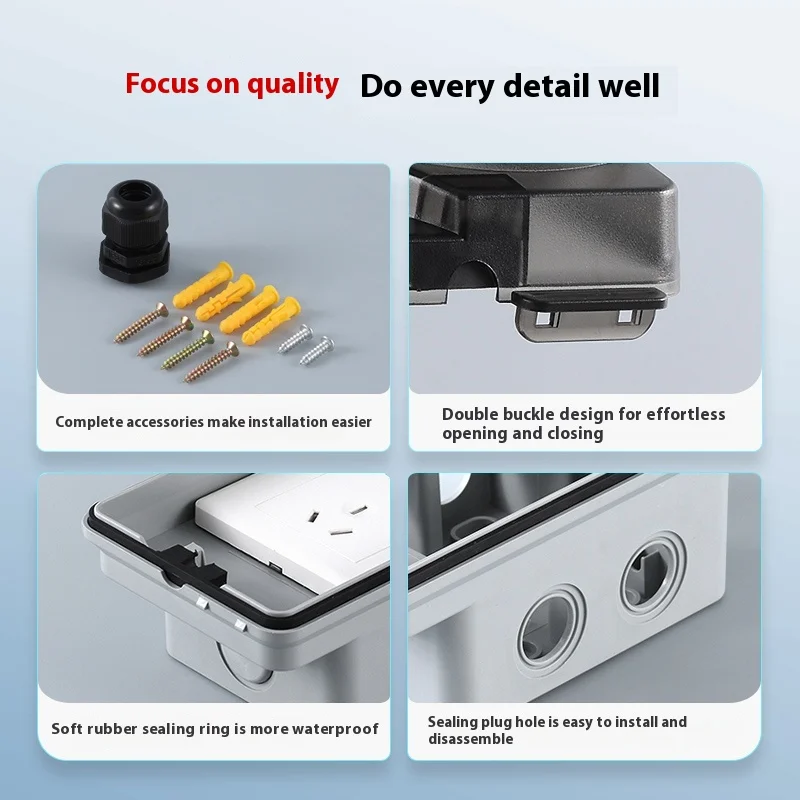 Outdoor Waterproof Socket Open - Outdoor Power Socket review and price