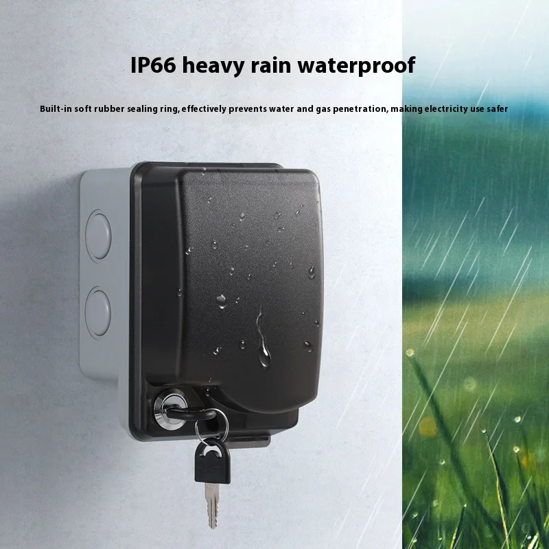 Outdoor Waterproof Socket Open - Outdoor Power Socket review and price