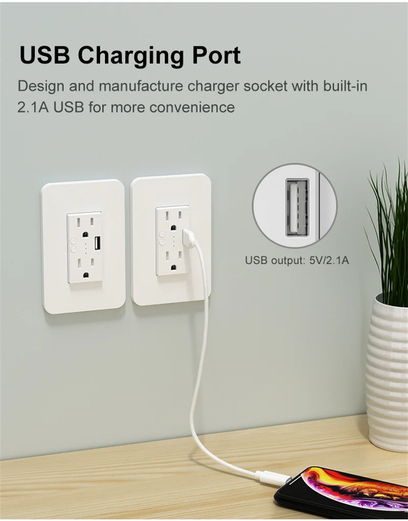 Milfra Wifi Smart Socket Doubl - Outdoor Usb Power Outlet review and price