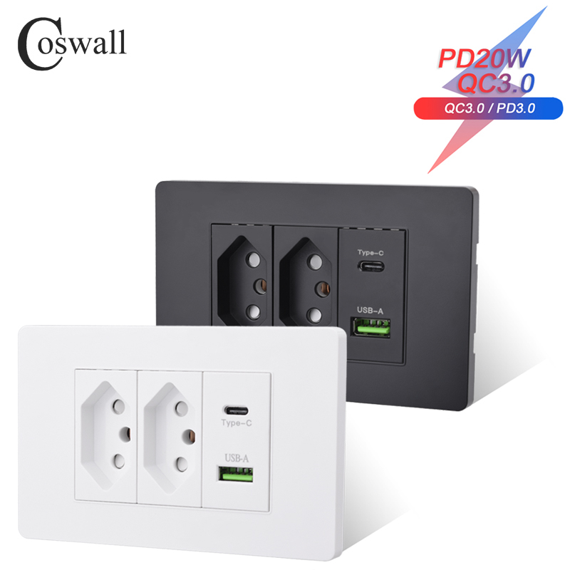 Coswall PC Brazil Standard 20A - Outdoor Usb Power Outlet review and price