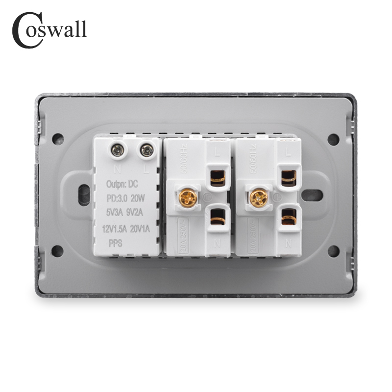 Coswall PC Brazil Standard 20A - Outdoor Usb Power Outlet review and price
