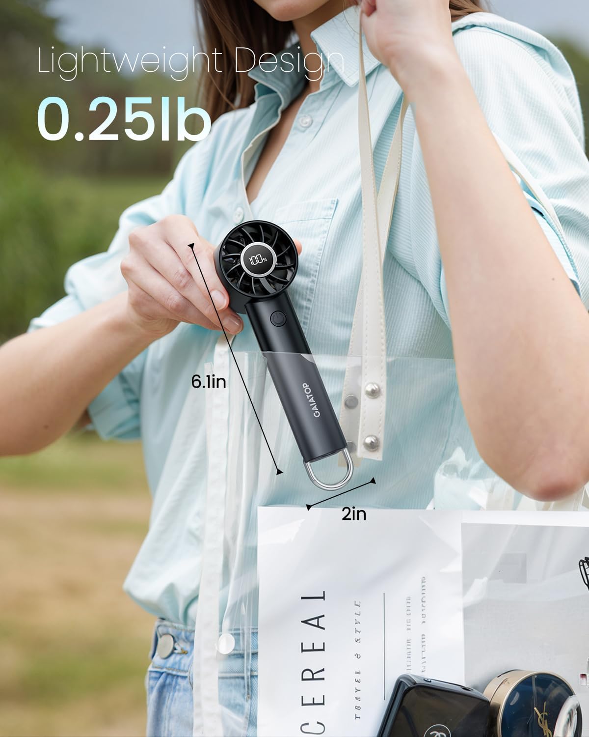Portable Mini Fan, 3 Speed Han - Outdoor Power Fan review and price