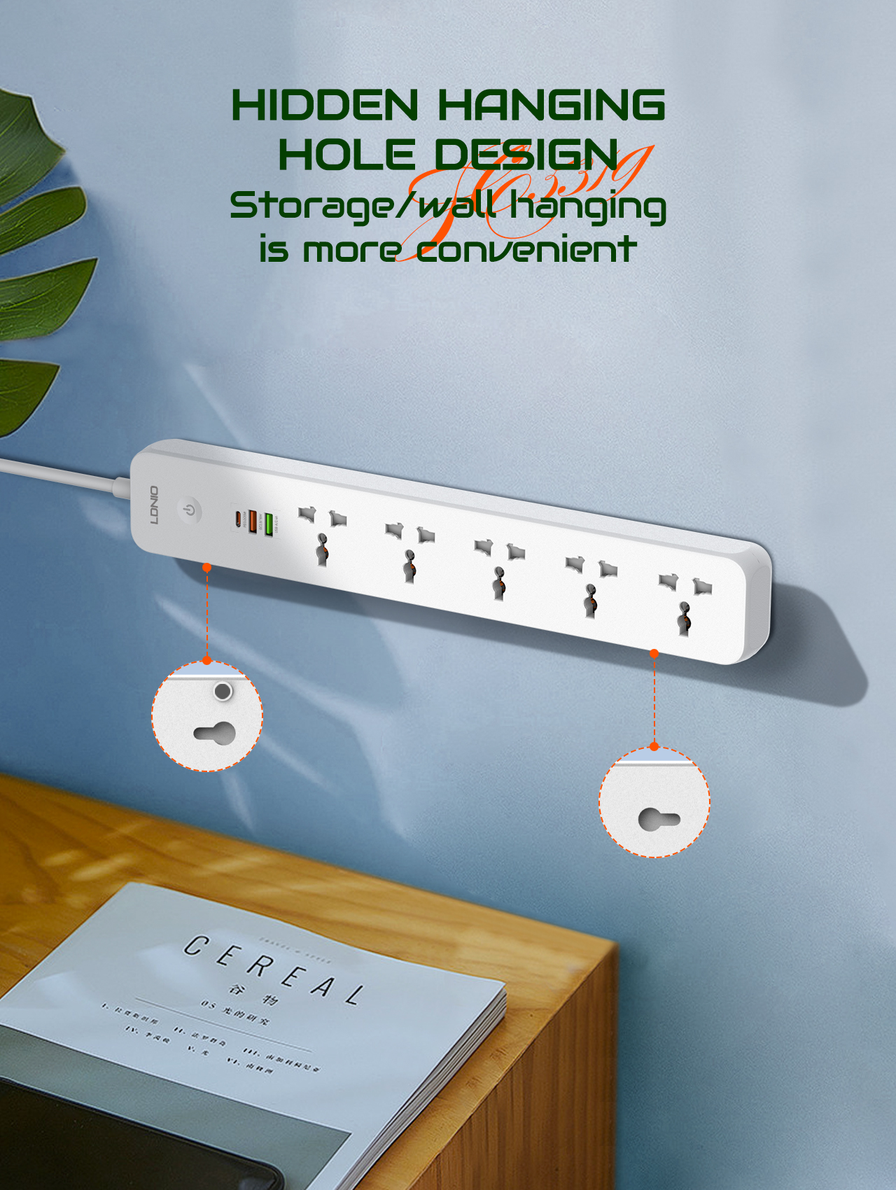 LDNIO 2500W Power Strip with 5 - Outdoor Usb Power Strip review and price
